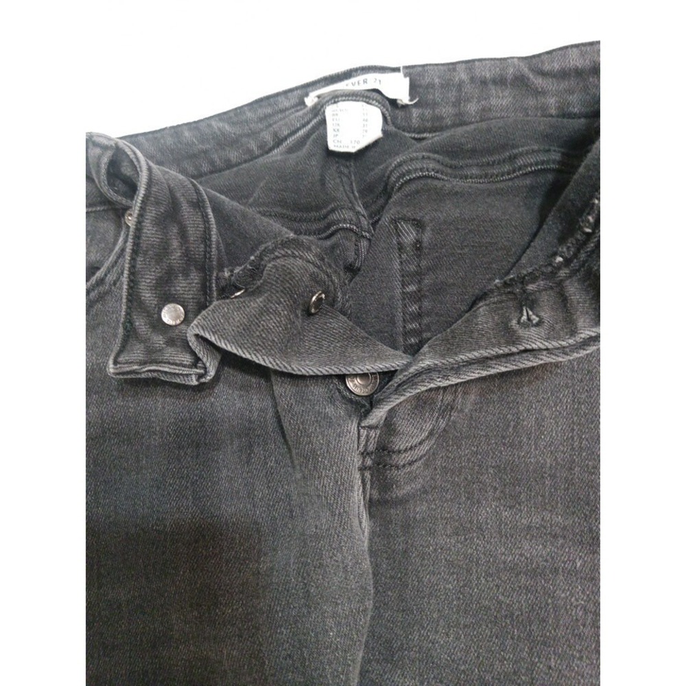 Forever 21 Black Jeans Woman's Size‎ W34 - Picture 9 of 16